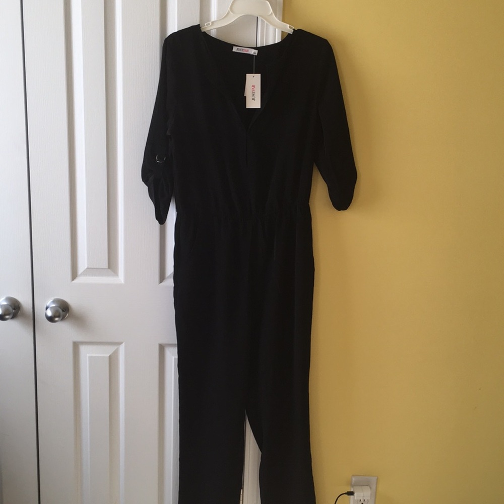 Black jumpsuit